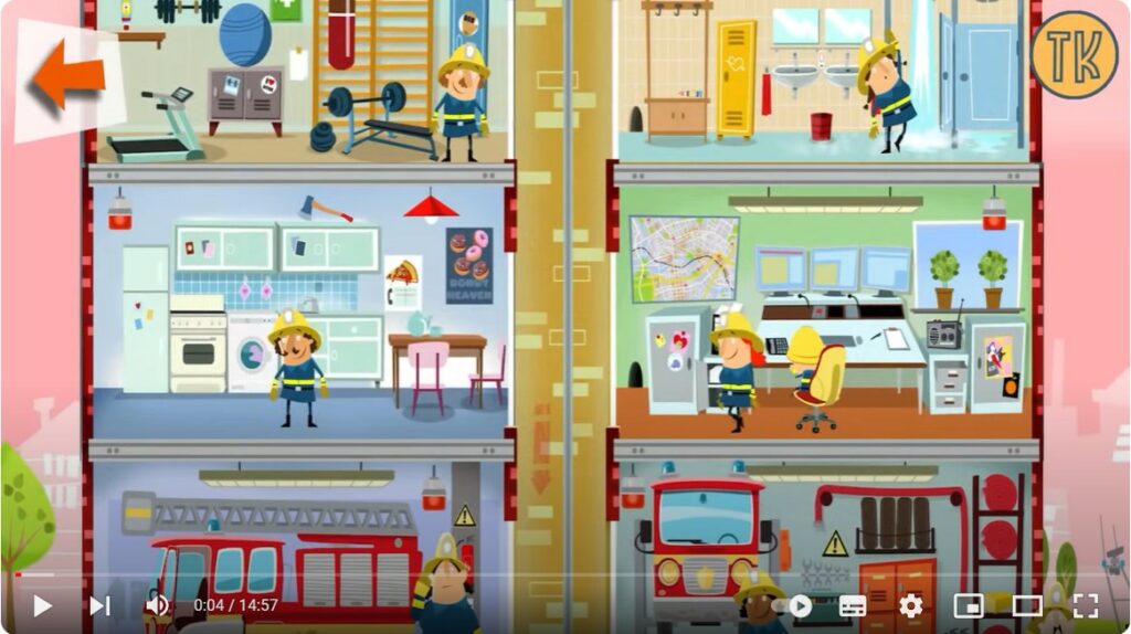 Mit der Feuerwehr im Einsatz - Animationsfilm für Kids